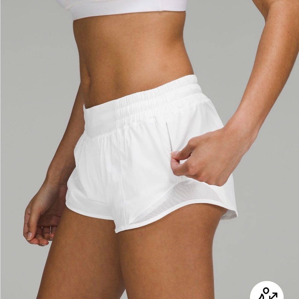 White Lululemon Hotty Hots